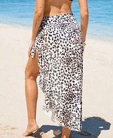 Cupshe Women's Wild Idea Animal Print Cover-Up Sarong