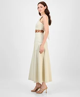 Rachel Roy Women's Daphne Ring-Trim Cutout Dress