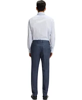 Boss by Hugo Men's Patterned Stretch Slim-Fit Pants