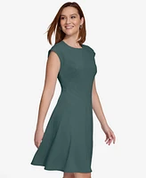Calvin Klein Women's Short-Sleeve A-Line Dress