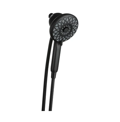 Rainsken High Pressure Shower Heads 6 Spray Mode, Magnetic Shower Head for Bathroom, Matte Black Handheld Shower with 60 inch Stainless Steel Hose