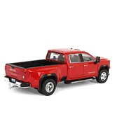 1/64 2022 Gmc Sierra 3500HD Pro Dually, Cayenne Red Diecast Exclusive
