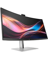 Hp Series 7 Pro 734pm 34" 21:9 Uwqhd 120Hz Curved Ips Lcd Hdr Monitor, Silver