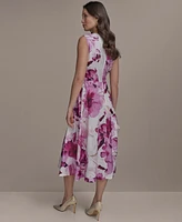 Donna Karan New York Women's Sleeveless Midi Dress