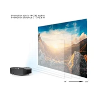 Artsea Projector, 2025 Dolby Native 1080P Video Projector, Outdoor Movie Projector, Compatible with Fire Tv Stick, PS4, Hdmi, Vga, Av and Usb