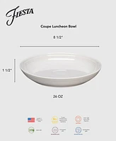 Fiesta Aegean Coupe 8.5" Luncheon Bowls, Set of 4