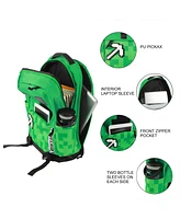 Minecraft Creeper & Pickax Green 17.5" Backpack