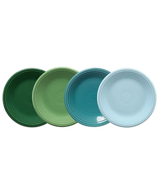 Fiesta Aegean Classic Rim Salad Plates, Set of 4