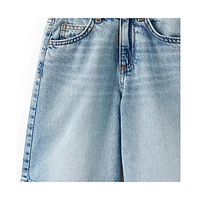 Cotton On Girls Little/Big Super Baggy Denim Jort