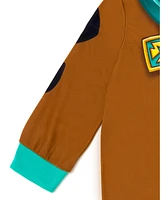 Scooby Doo Boys Warner Bros. Fleece Zip Up Cosplay Pajama Coverall