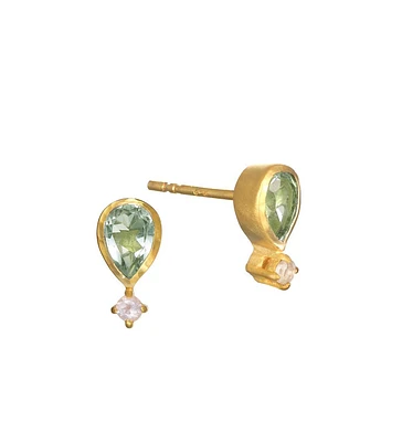 True Self Green Amethyst Earrings