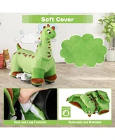 6V Kids Ride on Dinosaur with Foot Pedal and Padded Seat and Music