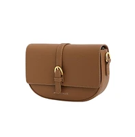 Women's The Tang-Buckle Shoulder Bag - Tan Brown