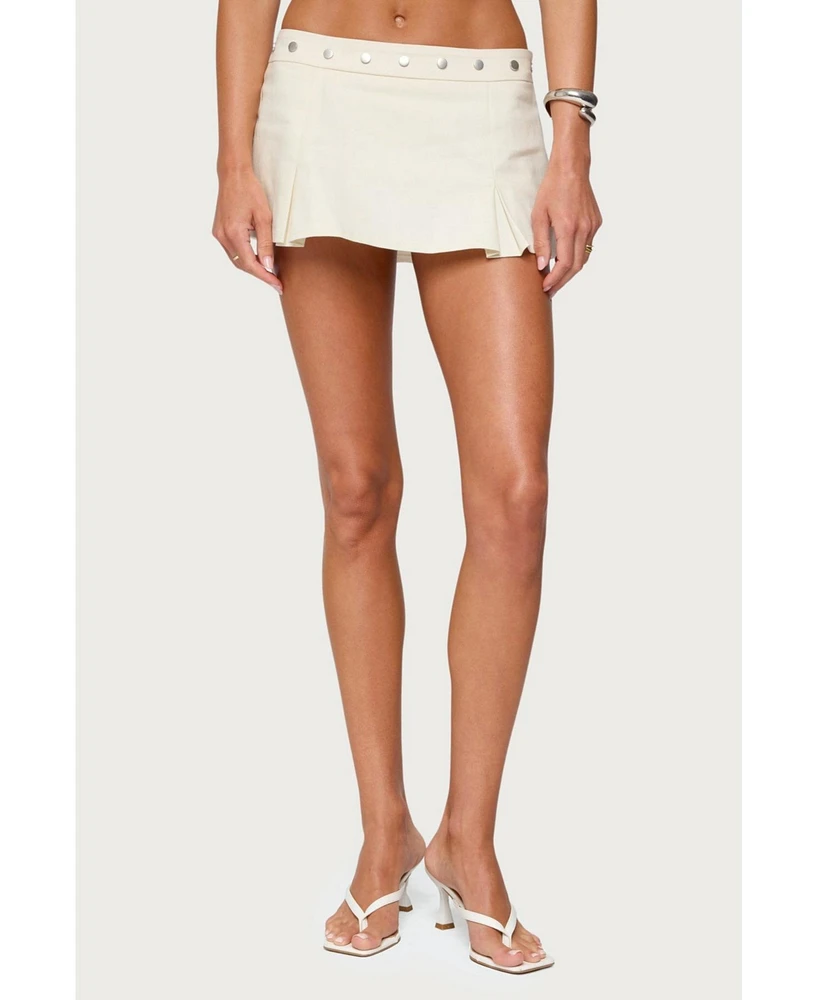 Edikted Women's Keli Studded Mini Skort