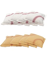 Set of 8 Premium Weather Resistant Regulation and Weight Cornhole Bean Bags.
