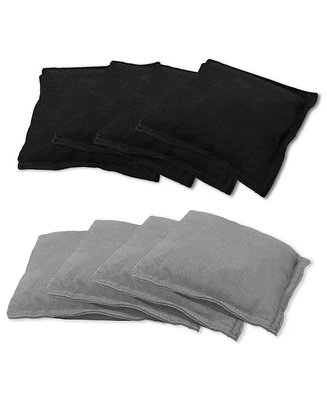 Set of 8 Premium Weather Resistant Regulation and Weight Cornhole Bean Bags.