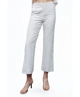 Nocturne Women's Embroidered Bootcut Pants