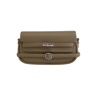 Women's The Overlap-Curve Sling Bag - Olive Green
