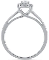Diamond Halo Engagement Ring (1/3 ct. t.w.) 14k Gold