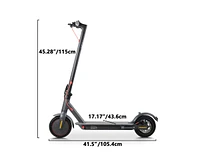 MK083 Folding 8.5 Inch Electric Scooter - 350W Motor, 25 km/h Speed, 25-30 km Range, Smart Riding Features, Led Lights, Disc Brake
