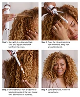 T3 SinglePass Curl ¾" Professional Curling Iron Custom Blend Ceramic LongBarrel Curling and Wave Iron
