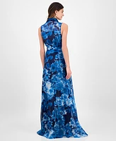 julia jordan Women's Sleeveless Maxi Shirtdress
