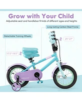 Adjustable Handlebar and Saddle Kids Bike Lightweight and Easy to Ride