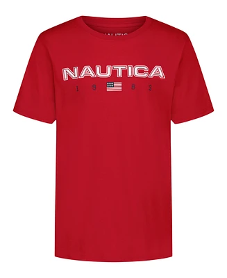 Nautica Big Boys Flag Short Sleeve T-Shirt