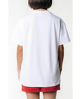 Colourful Rebel Women's Cr Varsity Loosefit Tee