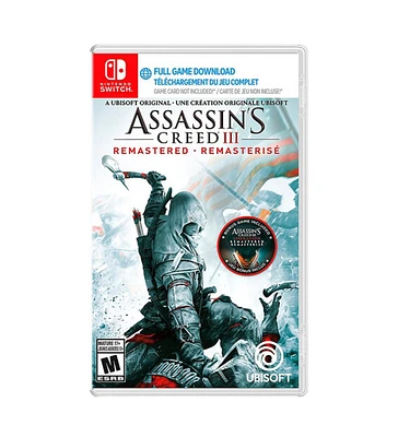 Ubisoft Assassin's Creed Iii: Remastered code-in-box for Nintendo Switch