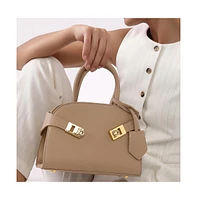 Women's The Small Meridian Hand Bag - Camel Brown