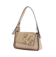 Women's The Coilmark Asymmetric Hand Bag - Ecru Beige