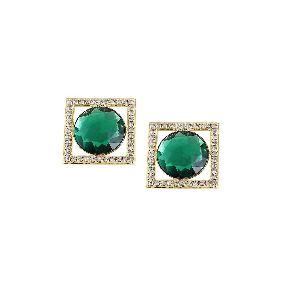 Sohi Women's Frame Drop Earrings