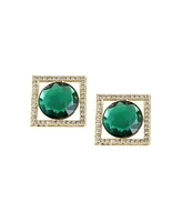 Sohi Womens Frame Drop Earrings