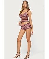 Edikted Women's Zigzag Stripe Tank Top