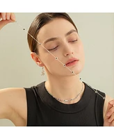 Sterling Silver Dari Onyx Flower Necklace