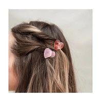 Headbands of Hope Mini Heart Clip Set