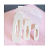 Headbands of Hope Mixed Size Flat Lay Clip Set - Cream