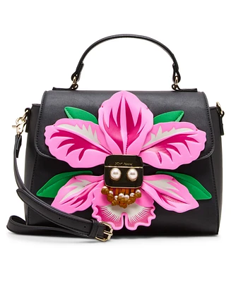 Betsey Johnson Full Bloom Small Satchel Bag