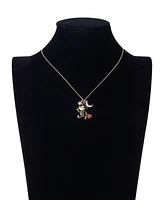 Disney Mickey Mouse Skeleton Halloween Pendant Necklace