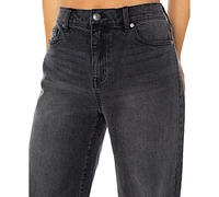 Celebrity Pink Juniors' Elastic-Back Wide-Leg Jeans