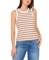 Sam & Jess Women's Striped Sleeveless Sweater