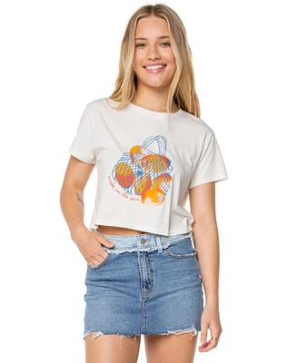Roxy Juniors' Made The Sun Cotton T-Shirt
