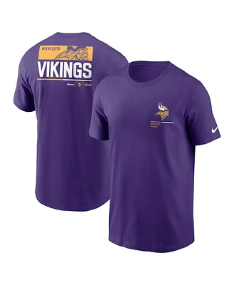 Nike Men's Purple Minnesota Vikings Team Incline T-Shirt