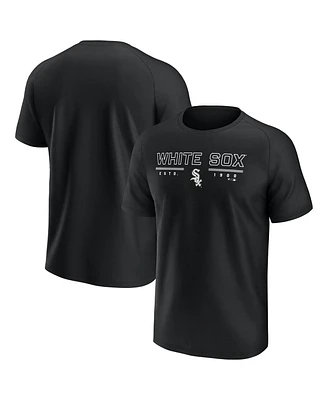 Fanatics Men's Black Chicago White Sox Raglan T-Shirt
