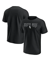 Fanatics Men's Black Chicago White Sox Raglan T-Shirt