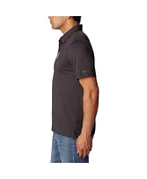 Columbia Men's Heather Black Florida State Seminoles Tech Trail Omni-Wick Polo Shirt
