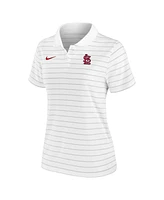 Nike Women's White St. Louis Cardinals Authentic Collection Victory Performance Polo Shirt
