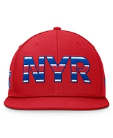 Fanatics Men's Red New York Rangers Authentic Pro Team Rink Snapback Hat