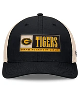 Top of the World Men's Black/Natural Grambling Tigers Bennett Trucker Adjustable Hat